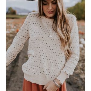 FINAL PRICE LAST  Roolee Halley Stitched Sweater